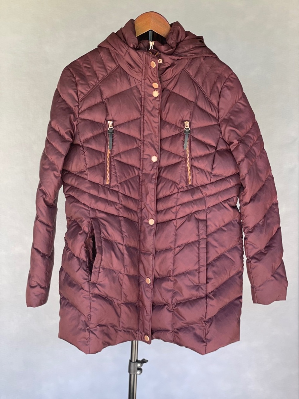 ANDREW MARC NEW YORK QUILTED WINTER PUFFER COAT - SIZE XL